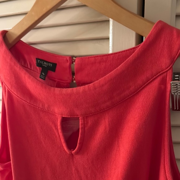 Talbots Sleeveless Red Dress - Picture 2 of 5